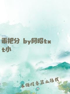 乖把分開by阿昭txt小說