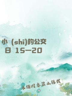 小詩(shī)的公交車日記15一20