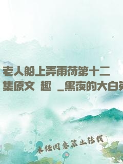 老人船上弄雨荷第十二集原文筆趣閣