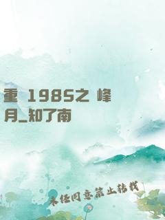 重啟1985之巔峰歲月